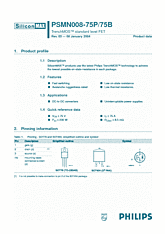 DataSheet PSMN008-75P pdf